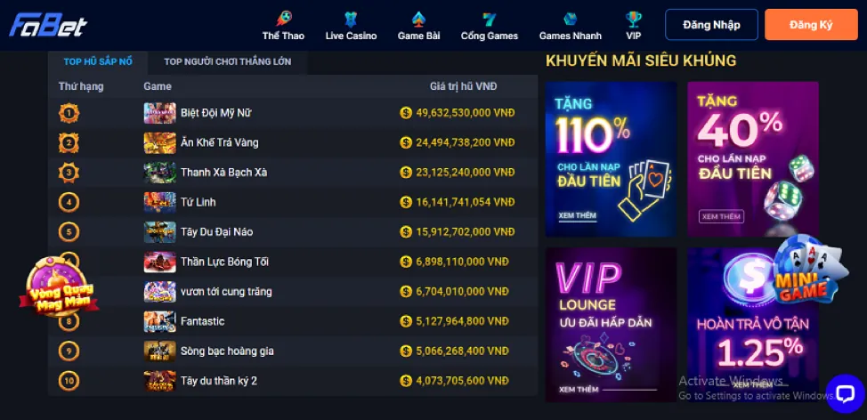 Các phương thức nạp tiền an toàn tại Y6 Casino
